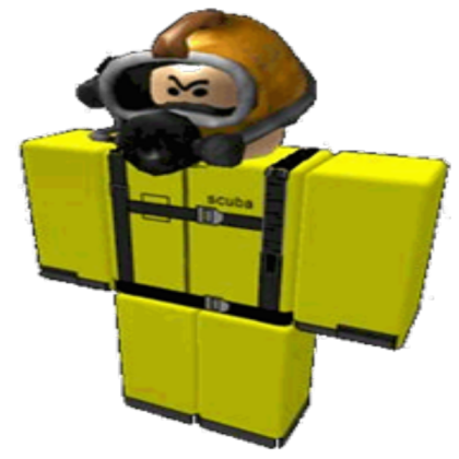 transparent scuba diver Roblox decal