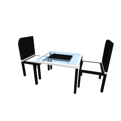 Modern chair w/ table