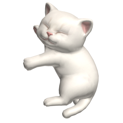 Cute Sleeping Cat Kitten - Light Cream Color [3.0]