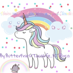 Unicorns And Rainbow And Clouds!