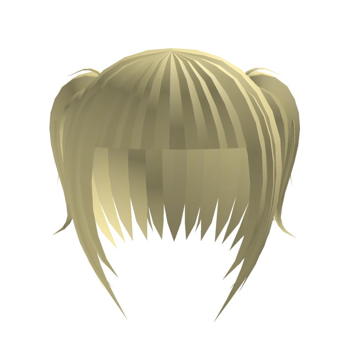 Short gothic pigtail bob blonde