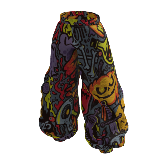 Graffiti Nightmare Baggy Pants👻🎃❤️‍🔥