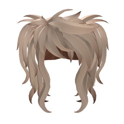 Y2K Blonde Emo With Long Pigtails Hair Roblox item
