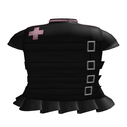 Kawaii Gothic Emo Moe Nurse Dress [Black & Pink] Roblox item