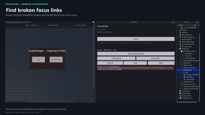 FocusFlow: Gamepad UI Builder & Auditor preview 1