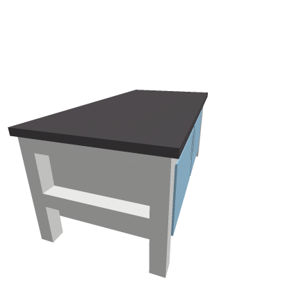 Lab Table with Cabinets