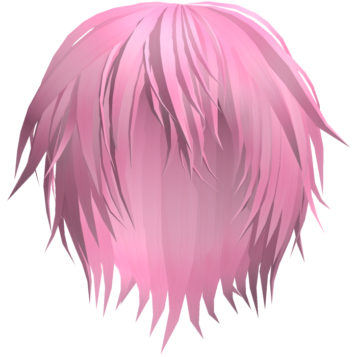 Pink Long Unkept Vkei Emo Hair 28.