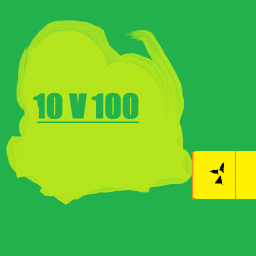10 v 100