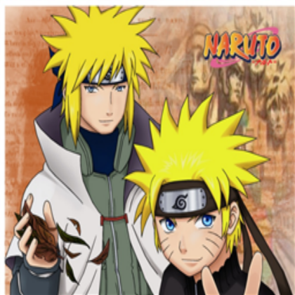 Naruto and his dad Roblox decal