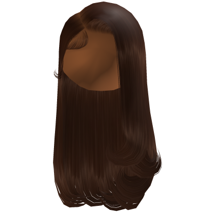Deep Side Part Curled up Ends [Brown] Roblox item