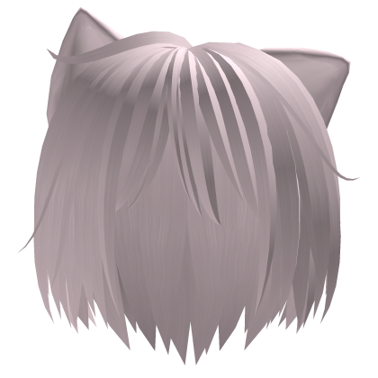 messy anime emo pink cat boy hair