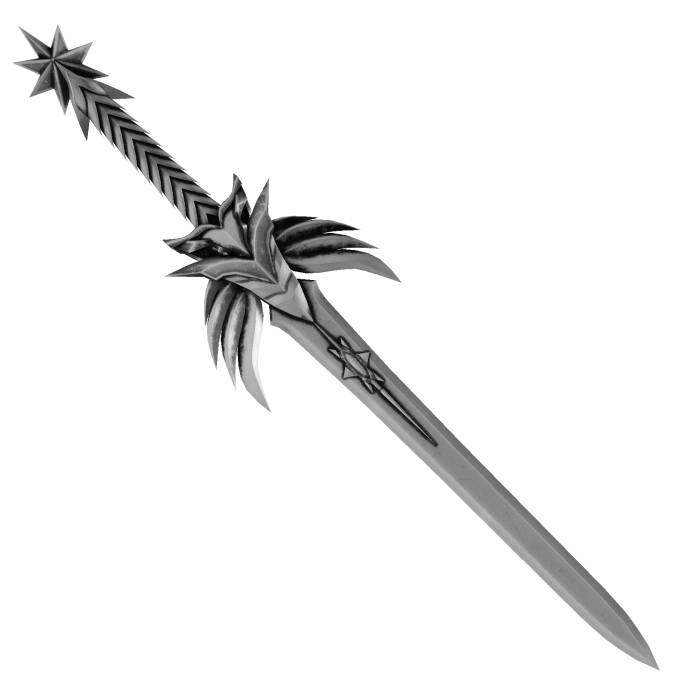 White Sunset Warrior Sword