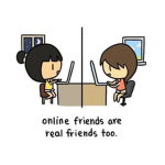 I LOVE MY INTERNET FRIEND