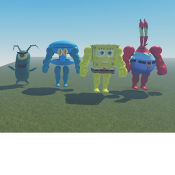 survival the spongebob gang! (NEW!)