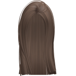 Wispy Straight Long Hair (Brown)