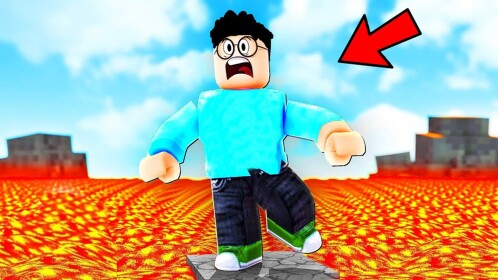 Survive the Floor is LAVA!🔥