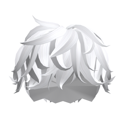White Messy Hair