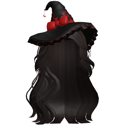 Halloween Side Swept Witch Hair (Dark Brown)