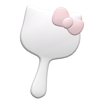 Cute Cat Face Mirror (White) Roblox item