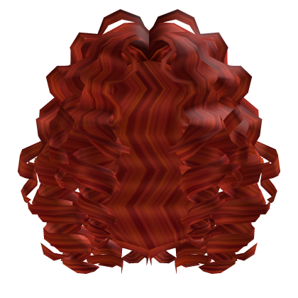 Red Natural Curly Hair Roblox item