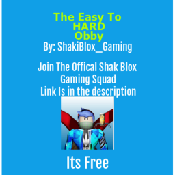 The Easy to hard obby