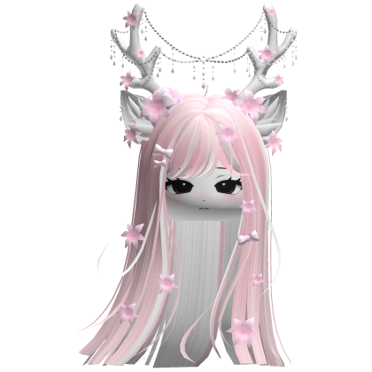 Ethereal Christmas Fairy Fawn Hair w/ Antlers