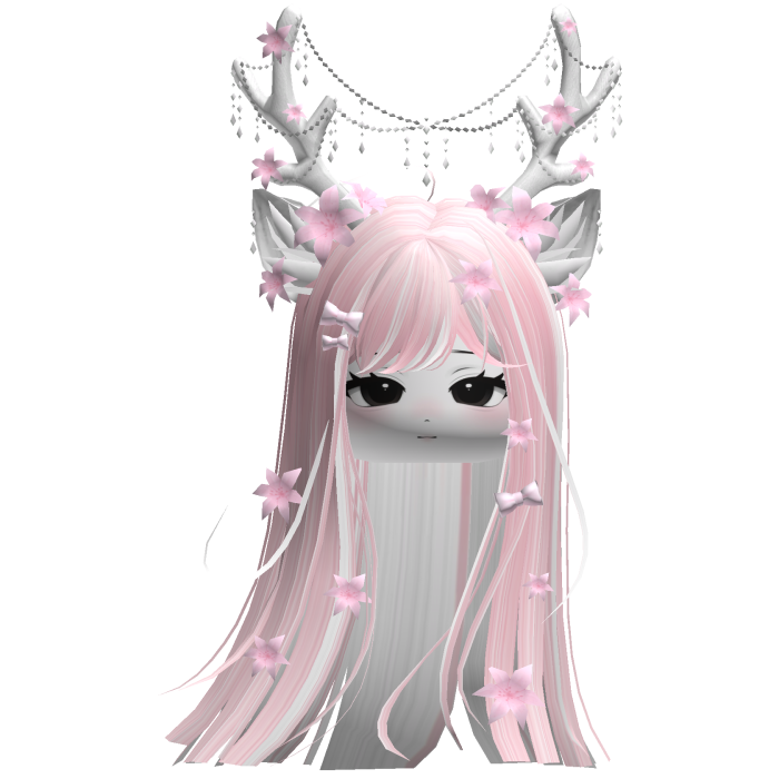 Ethereal Christmas Fairy Fawn Hair w/ Antlers