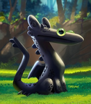 The Dancing Toothless hangout
