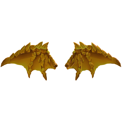 (NEW) Pure Yellow Molten Lava Wings Addon (PBR) Roblox item