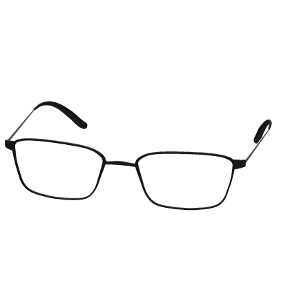 Thin Glasses with Silver Rims