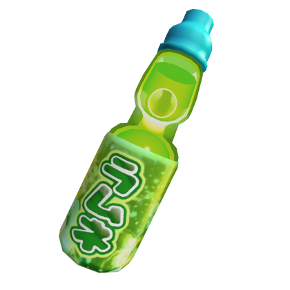 Green Japanese Ramune Soda Drink Roblox item