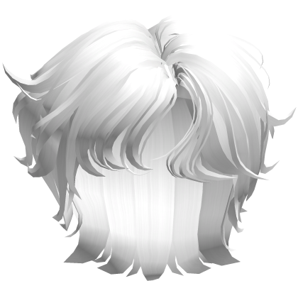 Wavy Middle Part Boy Hair (White) Roblox item