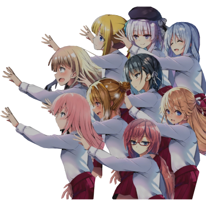 Ayanokoji Waifus Cutout Roblox item