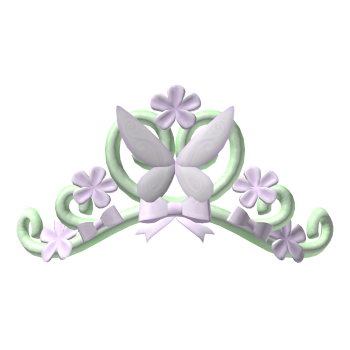 . ‿ ♡ zarina purple flower wind fairy tiara !