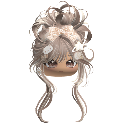 Wispy Igari Shoujo Bun (Brown&Beige) Roblox item