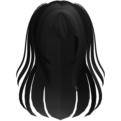 black wispy cute doll loose anime hair