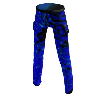 Blue Trippy Joggers
