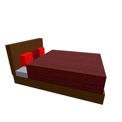 bed brown red