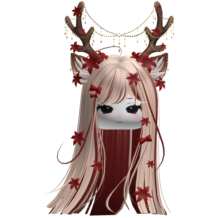 Ethereal Christmas Fairy Fawn Hair w/ Antlers