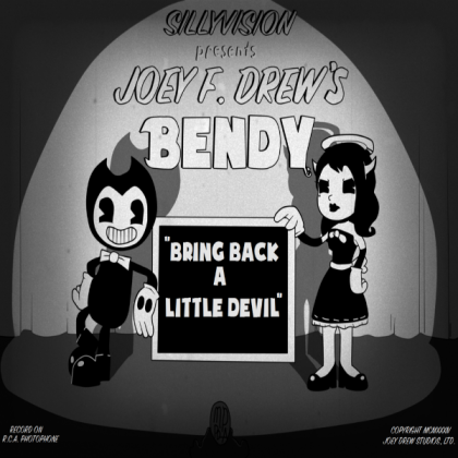 bendy and the angel alice poster Roblox decal
