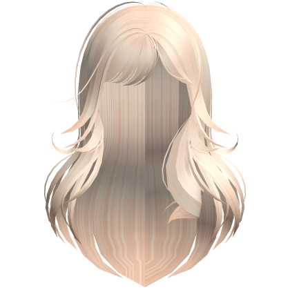 Cute Long Swirly Windy Messy Hair Blonde Roblox item