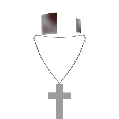 †Beaded cross necklace with bandages Roblox item thumbnail