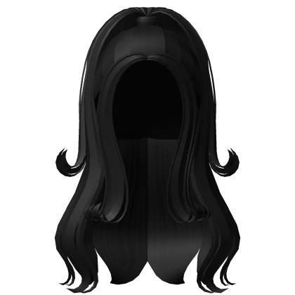 ♡ Black Sweet Elegant Long Hair & Ponytail Roblox item