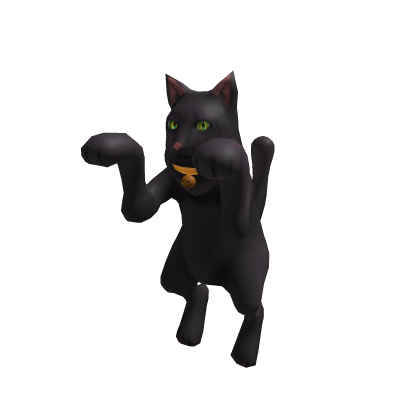 Spooky Shoulder Black Cat