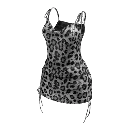 snow leopard dress thumbnail