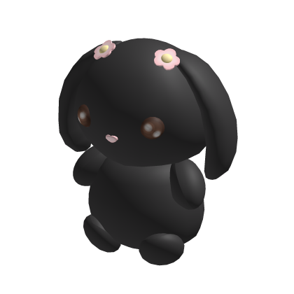 Cute Holdable Bunny (black)