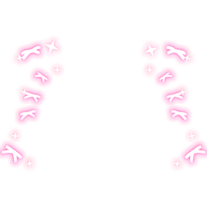[Emissive] Glowing Cute Bow Aura (pink) Roblox item
