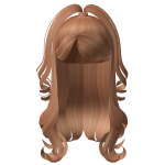 Dirty Blonde Swirly Half up Diva Hair