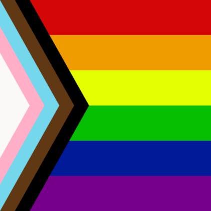 Progressive pride flag (lgbt) Roblox decal