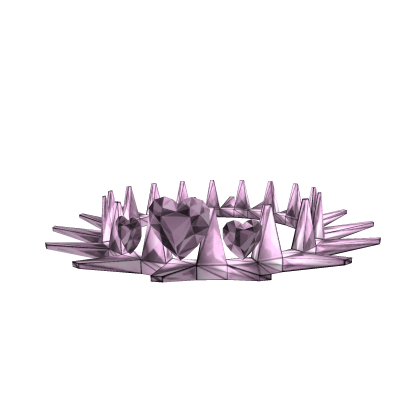 Baby-Pink Void Heart Crown Roblox item